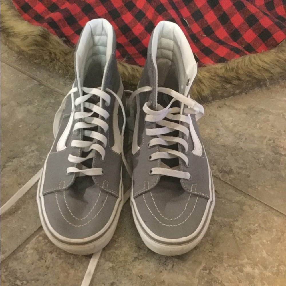 Grey High top Vans